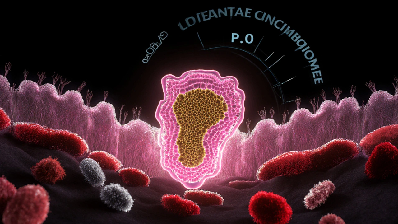Zdravý vaginální mikrobiom s laktobacily jako ochrannou bariérou.