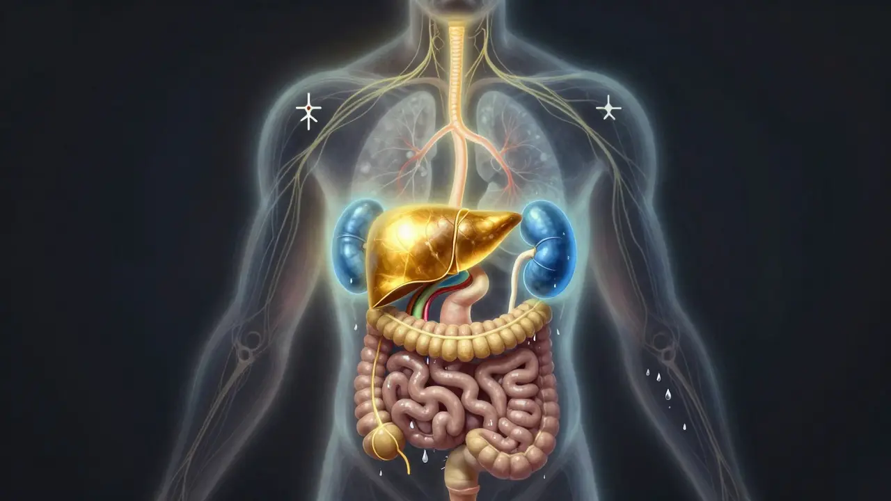 Tělo odstraňuje hormony pěti přirozenými cestami: játra, střeva, ledviny, kůže a plici.