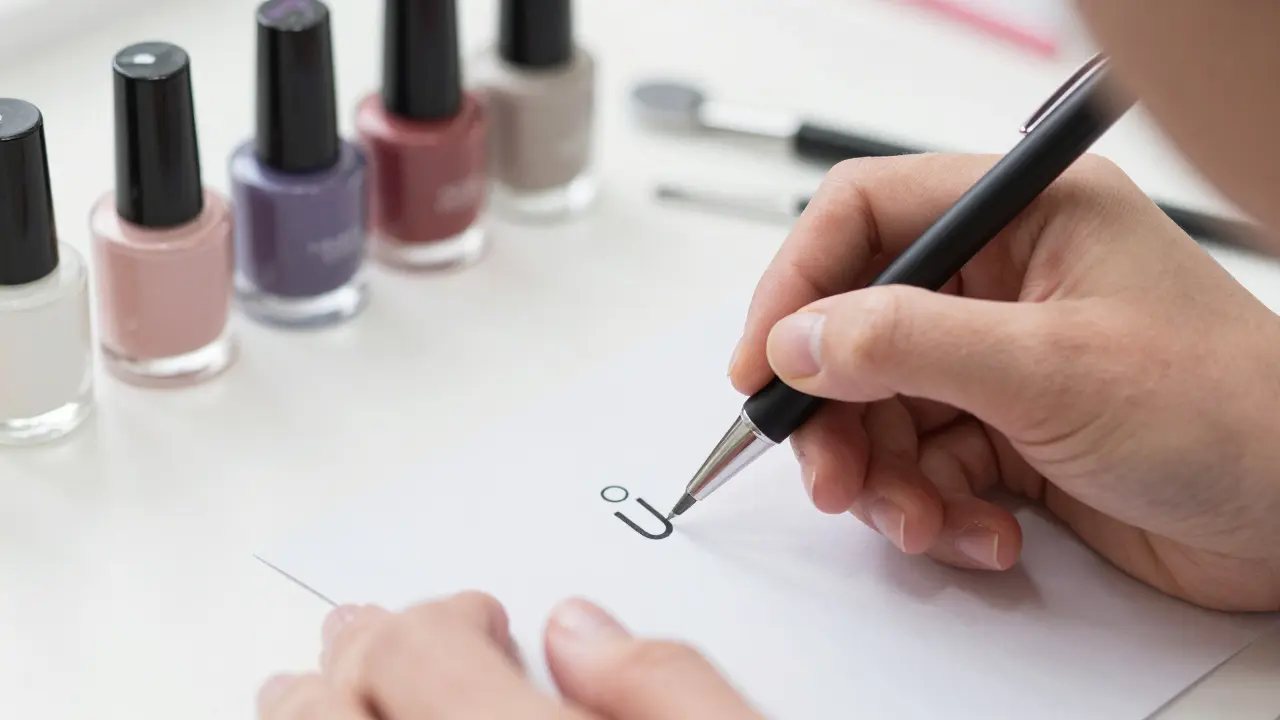 Co znamená kroužek nad písmenem U při manikúře? Vše o symbolu v salonech