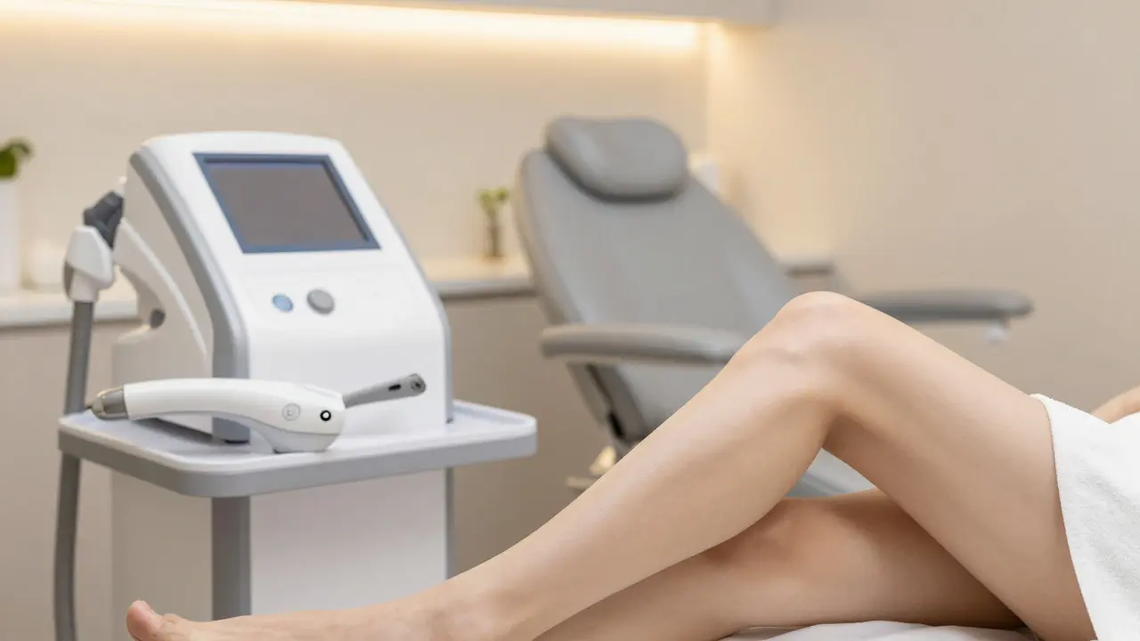Hladká kůže a moderní laserový přístroj v klinice