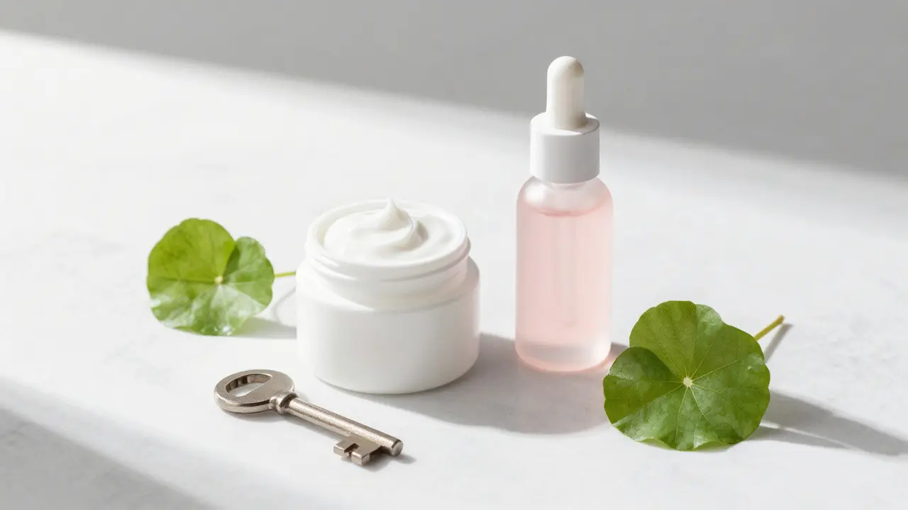 Ingredience pro péči o pleť: panthenol, kyselina hyaluronová