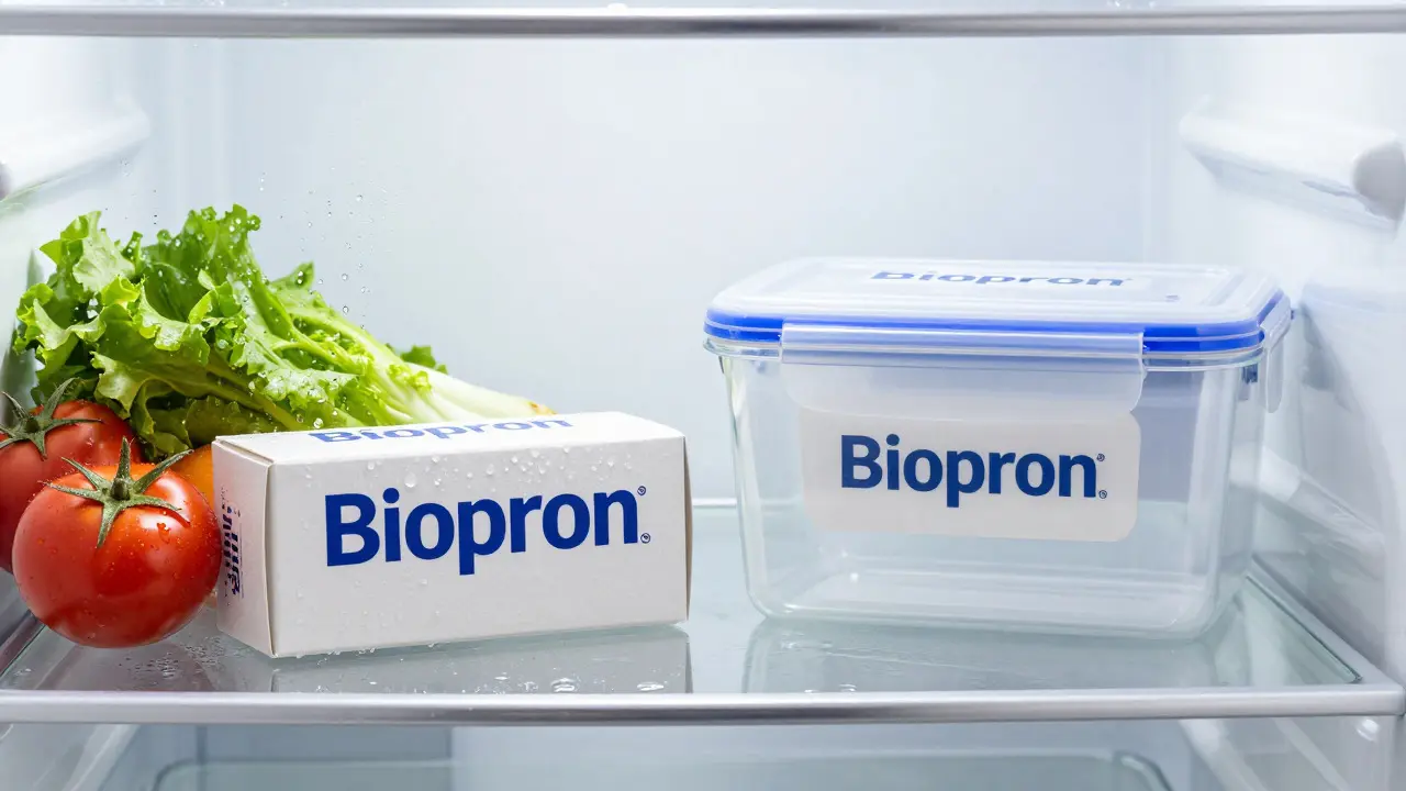 Skladování Biopronu v lednici: vlhkost versus suché uchování